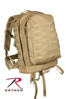 Rothco, MOLLE 3 day Assault Pack, (Coyote Brown)