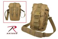 Rothco, Flexipack MOLLE Tactical Shoulder Bag, (Coyote Brown)