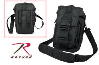 Rothco, Flexipack MOLLE Tactical Shoulder Bag, (Black)