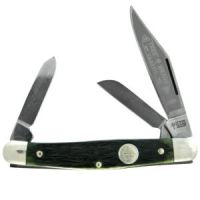 Boker, Medium Stockman, with Green Bone Handle