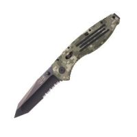 SOG, Aegis, Digi Camo Handle, TiNi Blade, Tanto Point, Serrated