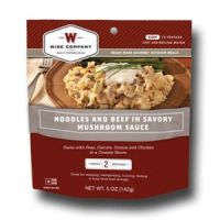 Wise Food Supply, 6ct Pack, Outdoor Noodles & Beef